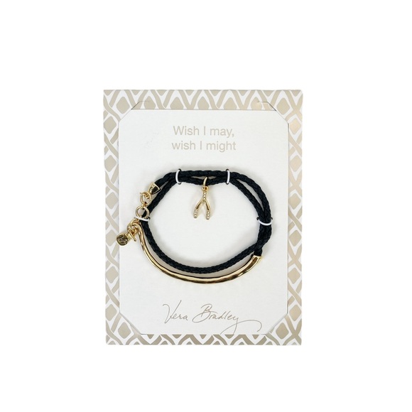 Vera Bradley Wish Bone Wrap Bracelet New - Picture 1 of 10